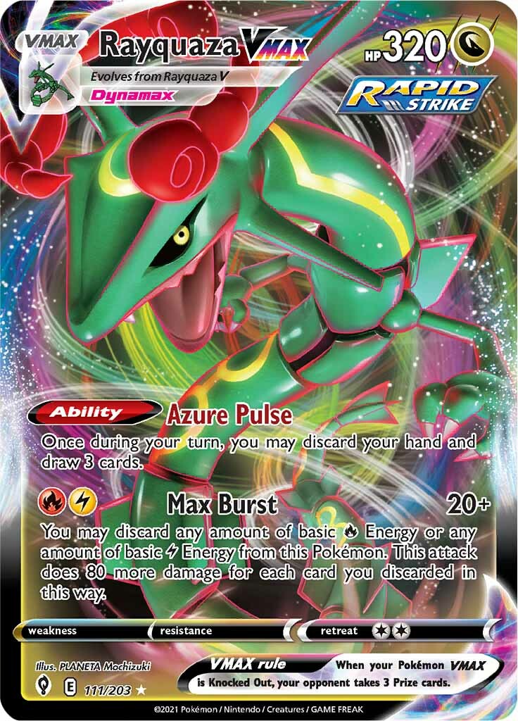 Rayquaza VMAX (111/203) [Sword & Shield: Evolving Skies] | Galaxy Games LLC