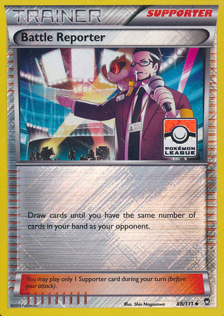 Battle Reporter (88/111) (League Promo) [XY: Furious Fists] | Galaxy Games LLC