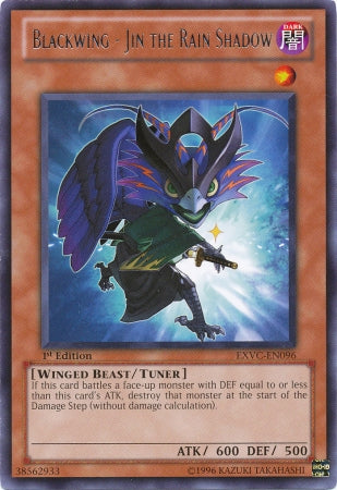 Blackwing - Jin the Rain Shadow [EXVC-EN096] Rare | Galaxy Games LLC