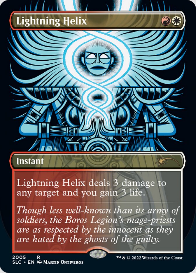 Lightning Helix (Borderless) [Secret Lair Countdown Kit] | Galaxy Games LLC