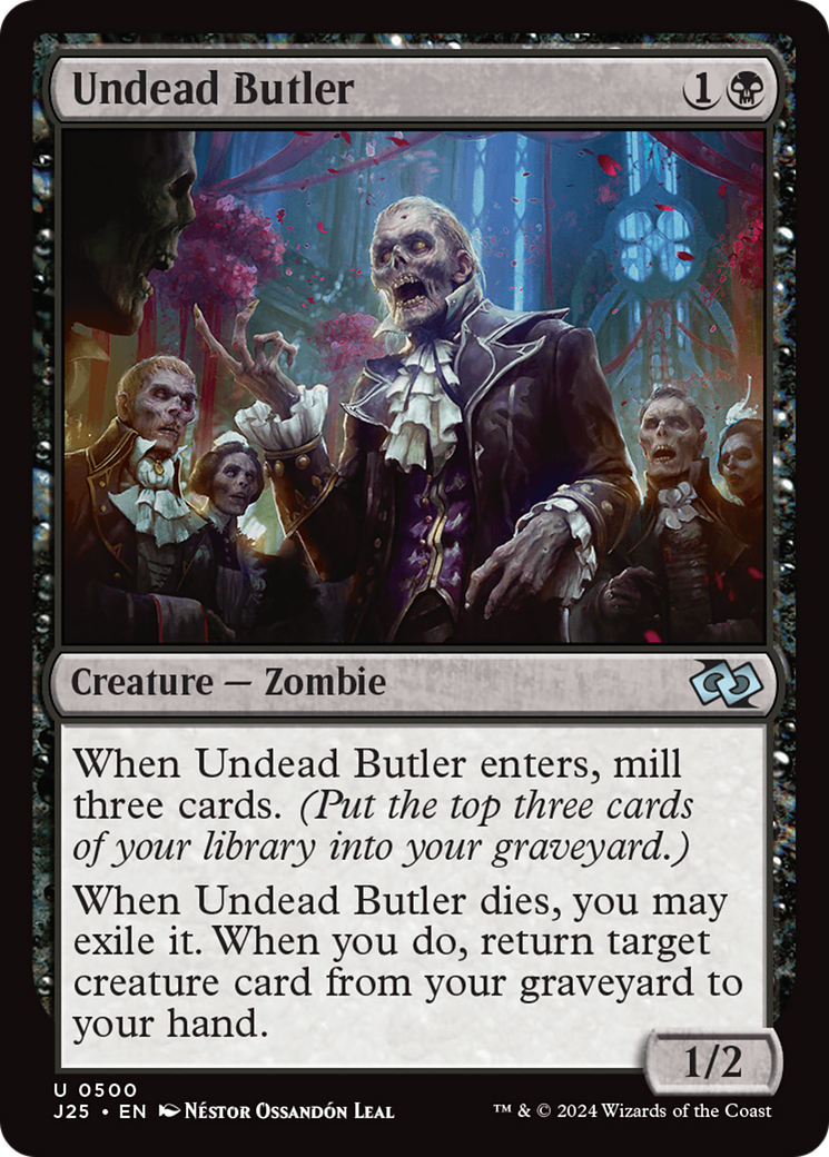 Undead Butler [Foundations Jumpstart] | Galaxy Games LLC