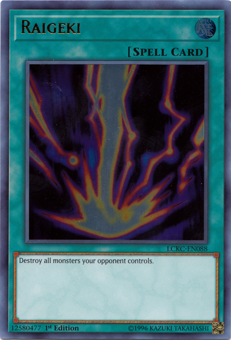 Raigeki [LCKC-EN088] Ultra Rare | Galaxy Games LLC