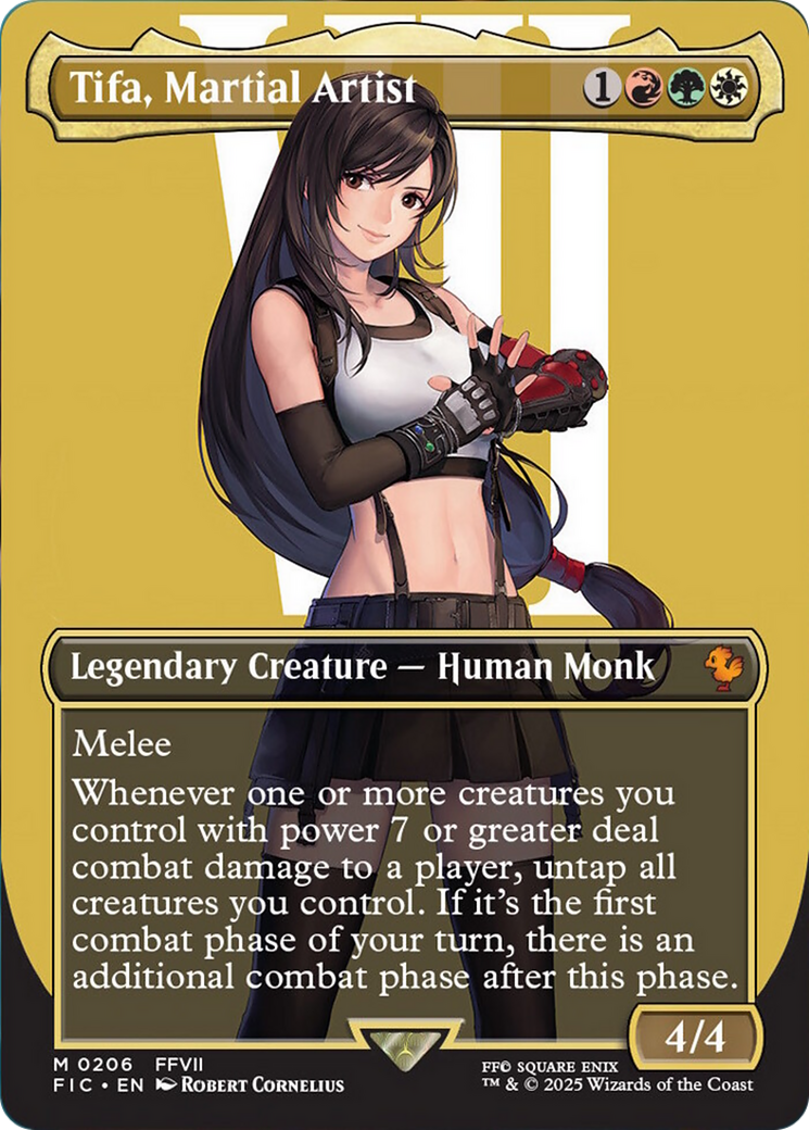 Tifa, Martial Artist (Borderless) [FINAL FANTASY Commander] | Galaxy Games LLC