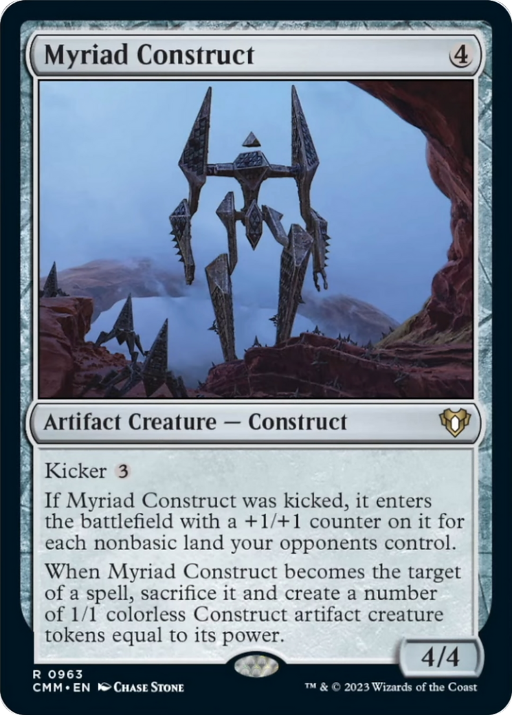 Myriad Construct [Commander Masters] | Galaxy Games LLC