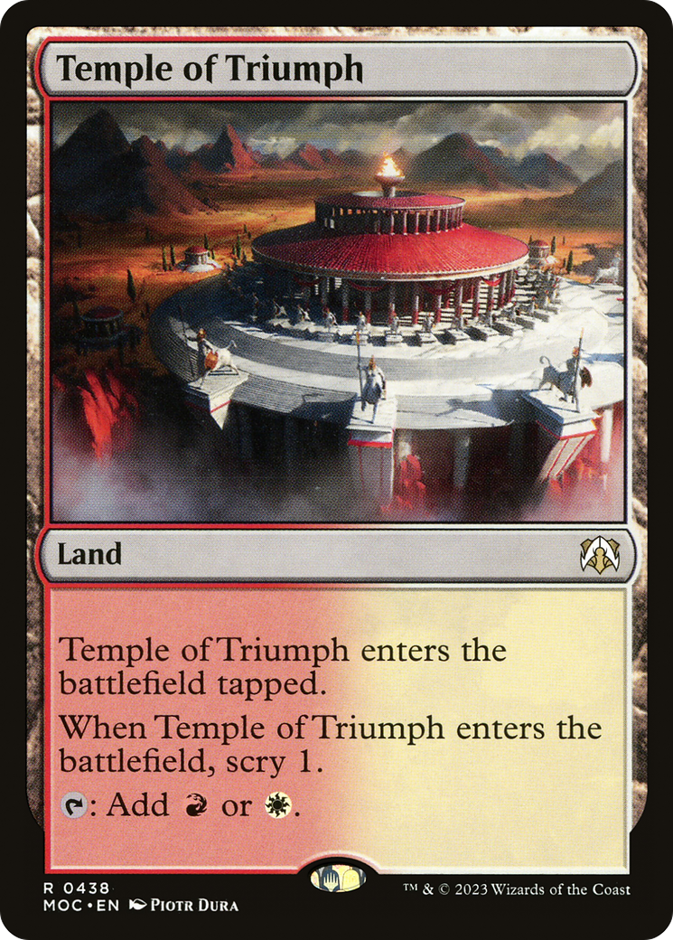 Temple of Triumph [March of the Machine Commander] | Galaxy Games LLC