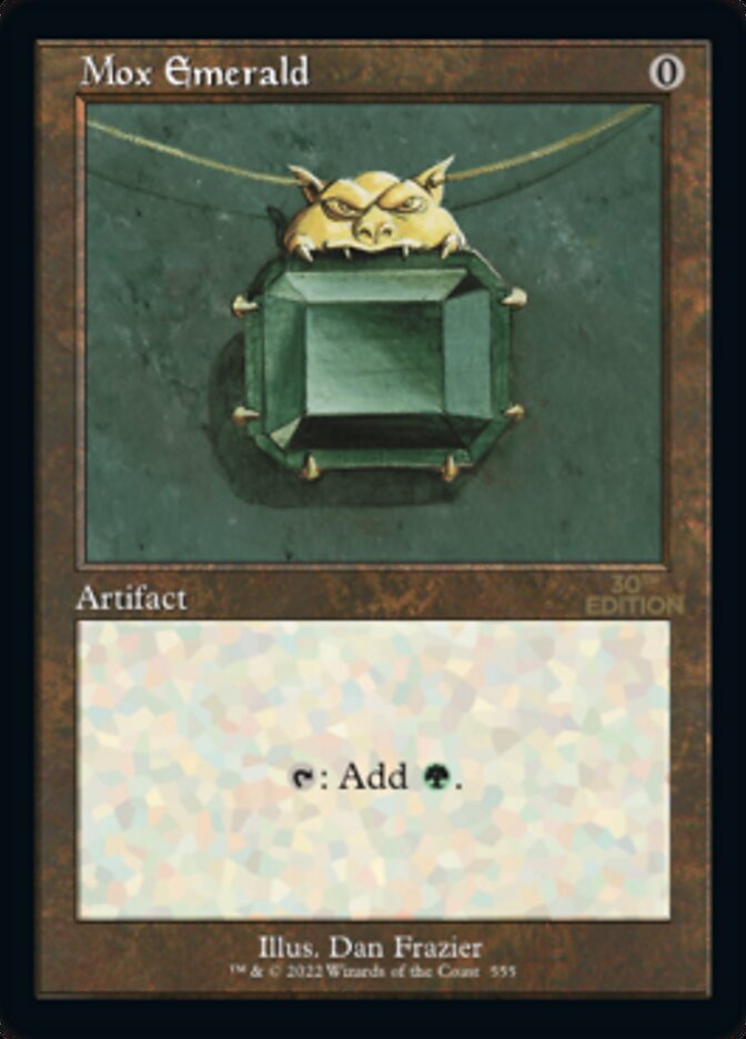 Mox Emerald (Retro) [30th Anniversary Edition] | Galaxy Games LLC