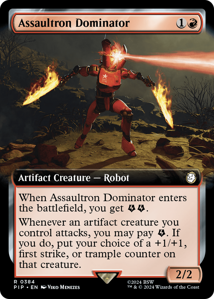 Assaultron Dominator (Extended Art) [Fallout] | Galaxy Games LLC