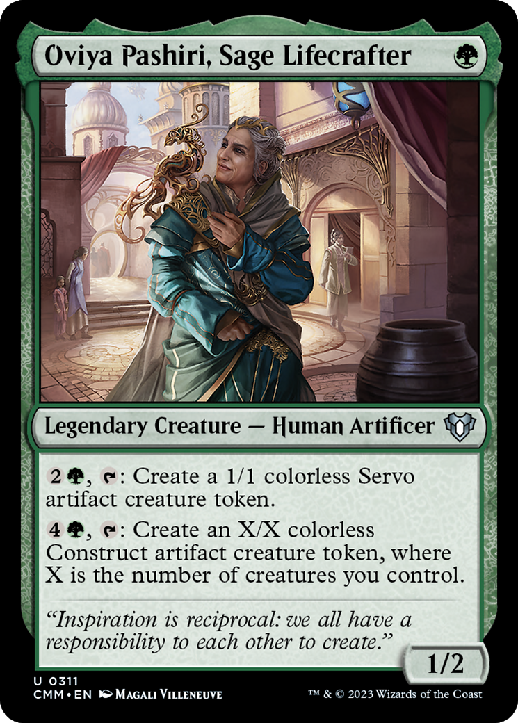 Oviya Pashiri, Sage Lifecrafter [Commander Masters] | Galaxy Games LLC