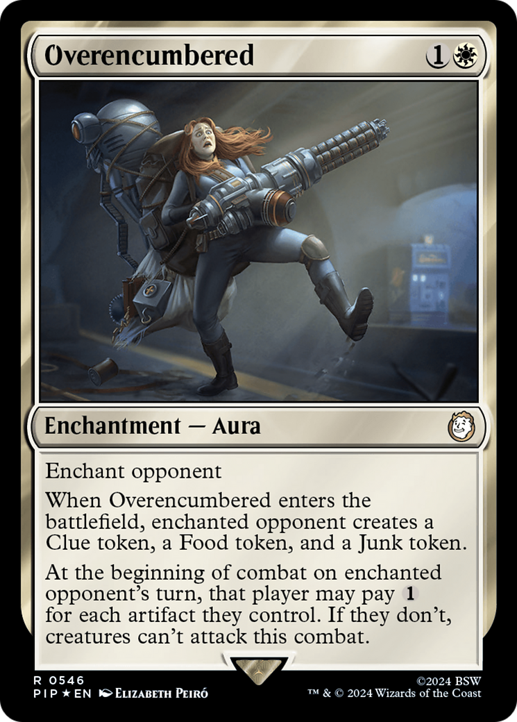 Overencumbered (Surge Foil) [Fallout] | Galaxy Games LLC