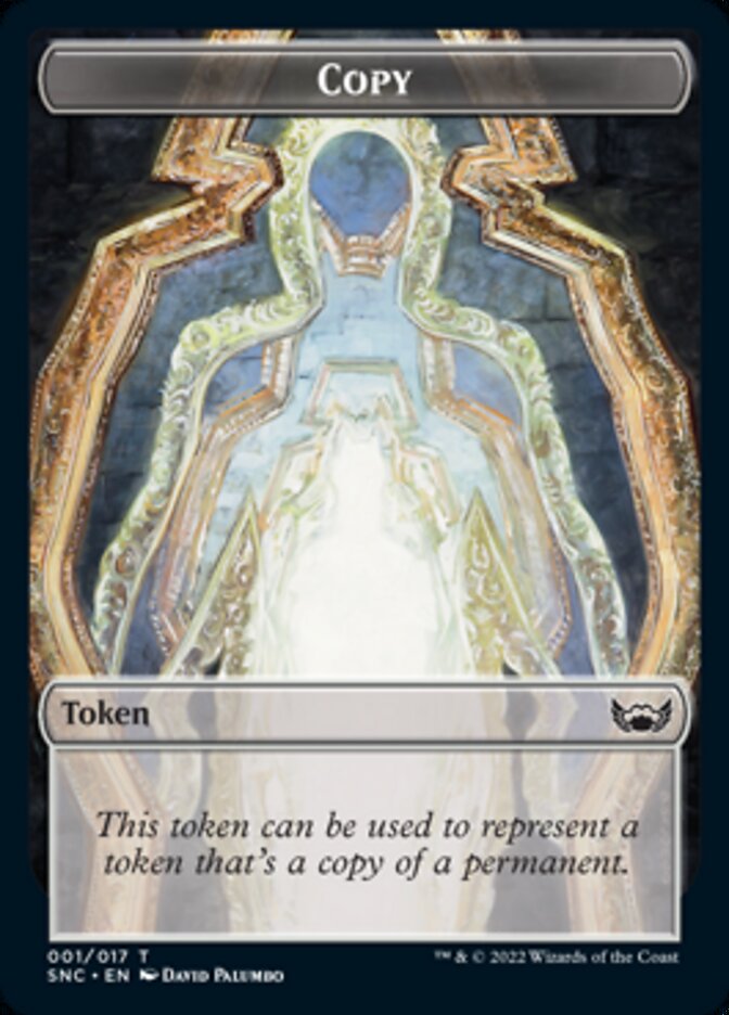 Manifest // Copy Double-Sided Token [Streets of New Capenna Commander Tokens] | Galaxy Games LLC