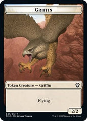 Zombie Knight // Griffin Double-Sided Token [Dominaria United Commander Tokens] | Galaxy Games LLC