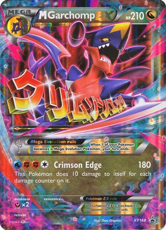 M Garchomp EX (XY168) (Jumbo Card) [XY: Black Star Promos] | Galaxy Games LLC