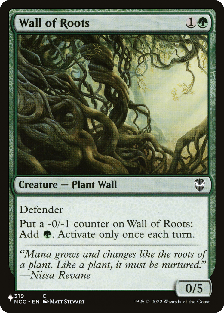 Wall of Roots [The List] | Galaxy Games LLC