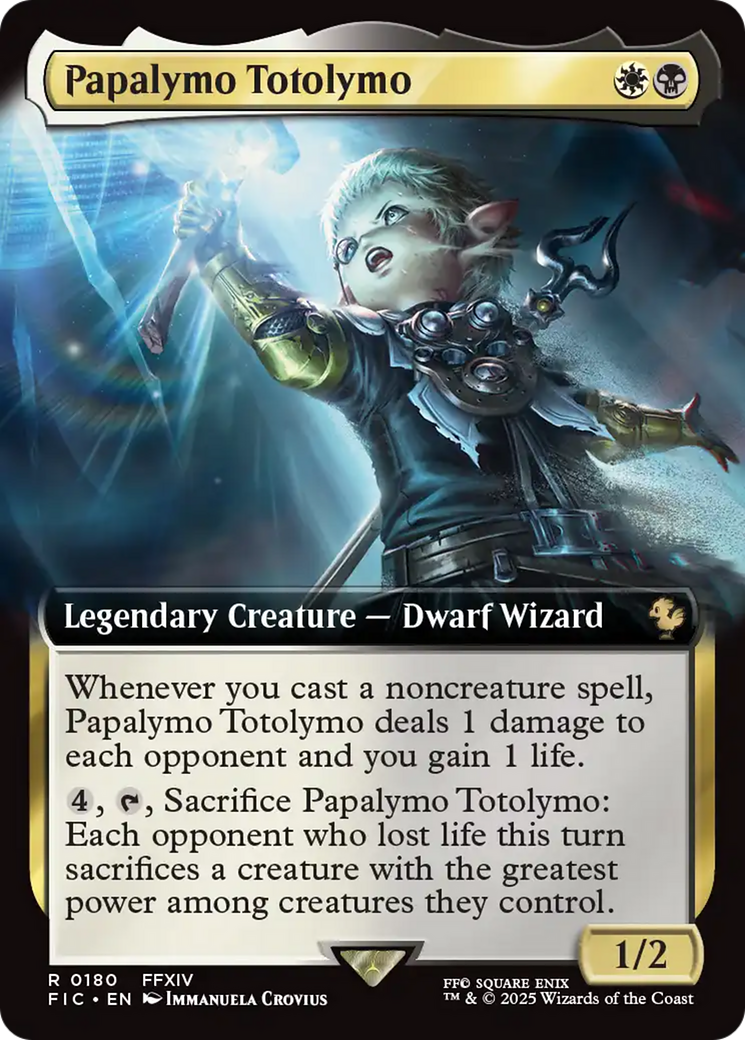 Papalymo Totolymo (Extended Art) [FINAL FANTASY Commander] | Galaxy Games LLC
