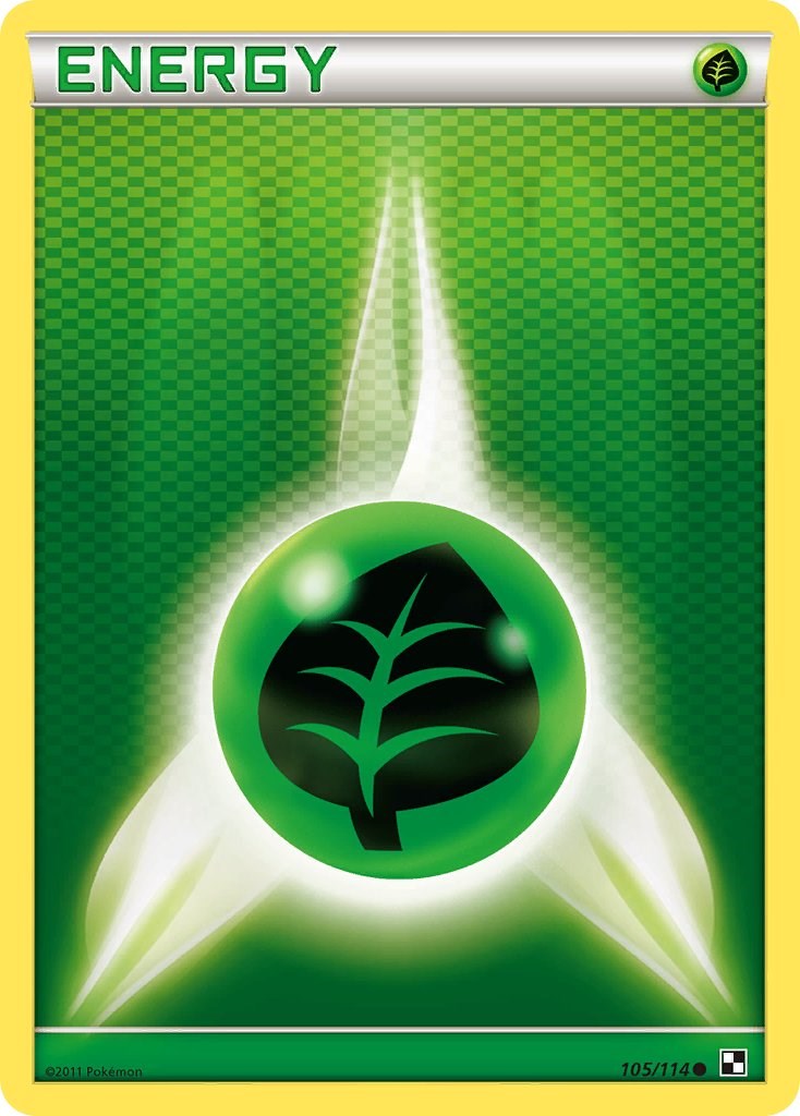 Grass Energy (105/114) [Black & White: Base Set] | Galaxy Games LLC