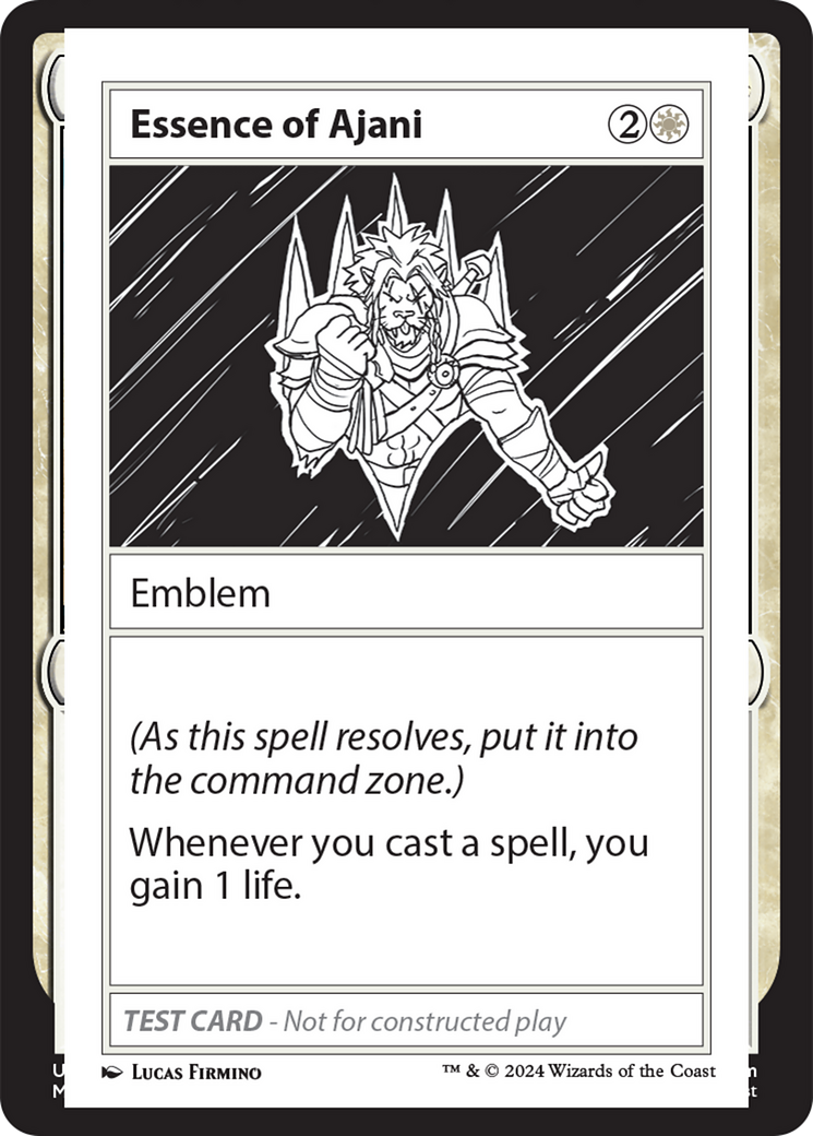 Essence of Ajani [Mystery Booster 2 Playtest Cards] | Galaxy Games LLC