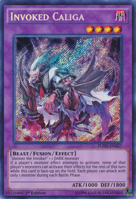 Invoked Caliga [FUEN-EN027] Secret Rare – Galaxy Games LLC