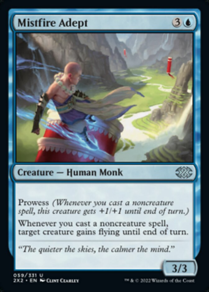 Mistfire Adept [Double Masters 2022] | Galaxy Games LLC