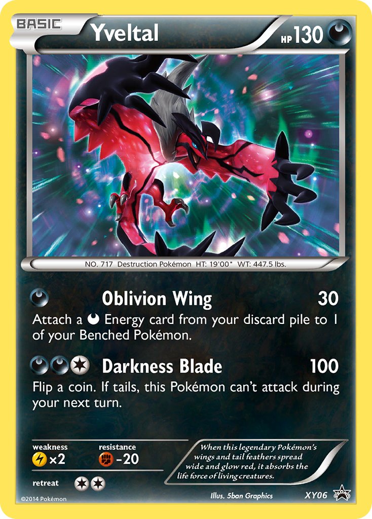 Yveltal (XY06) [XY: Black Star Promos] | Galaxy Games LLC