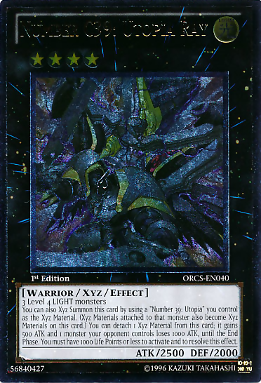 Number C39: Utopia Ray [ORCS-EN040] Ultimate Rare | Galaxy Games LLC