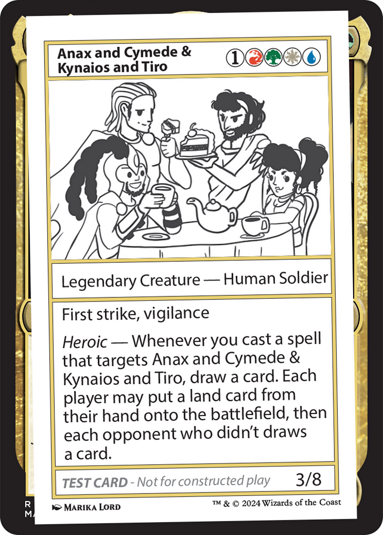 Anax and Cymede & Kynaios and Tiro [Mystery Booster 2 Playtest Cards] | Galaxy Games LLC