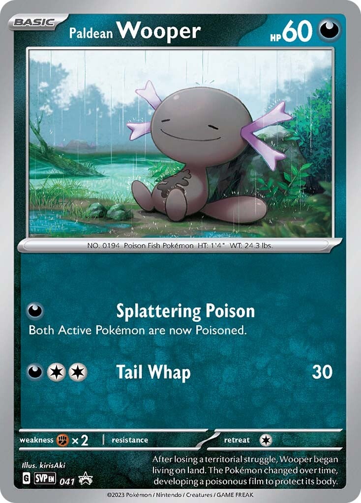 Paldean Wooper (041) [Scarlet & Violet: Black Star Promos] | Galaxy Games LLC