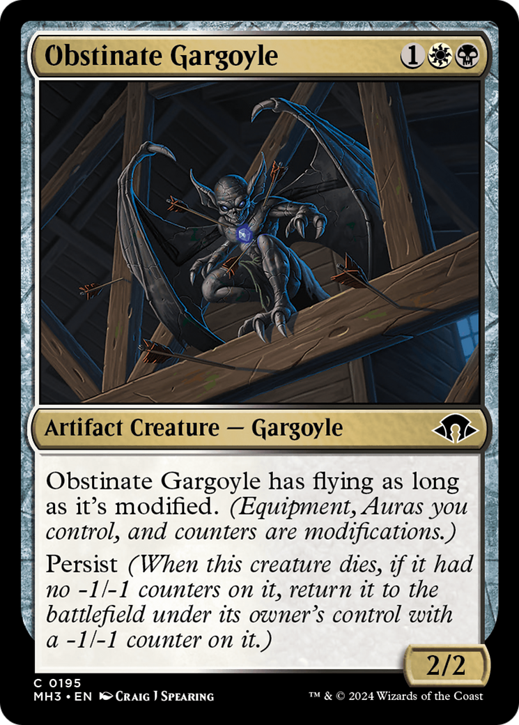 Obstinate Gargoyle [Modern Horizons 3] | Galaxy Games LLC