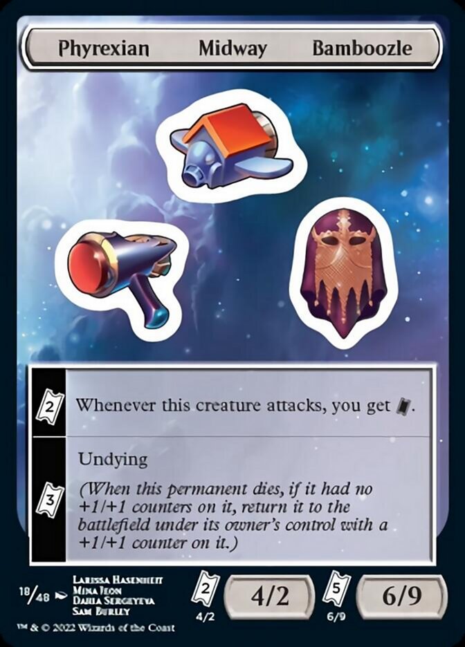 Phyrexian Midway Bamboozle [Unfinity Stickers] | Galaxy Games LLC