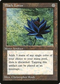 Black Lotus (Oversized) [Oversize Cards] | Galaxy Games LLC