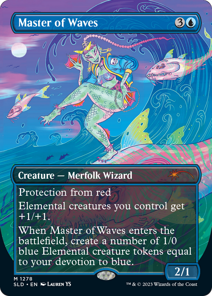 Master of Waves (Borderless) [Secret Lair Drop Series] | Galaxy Games LLC