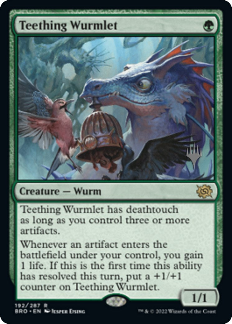 Teething Wurmlet (Promo Pack) [The Brothers' War Promos] | Galaxy Games LLC