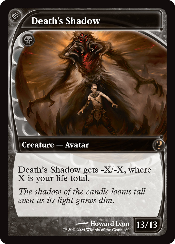 Death's Shadow (Future Sight) [Mystery Booster 2] | Galaxy Games LLC