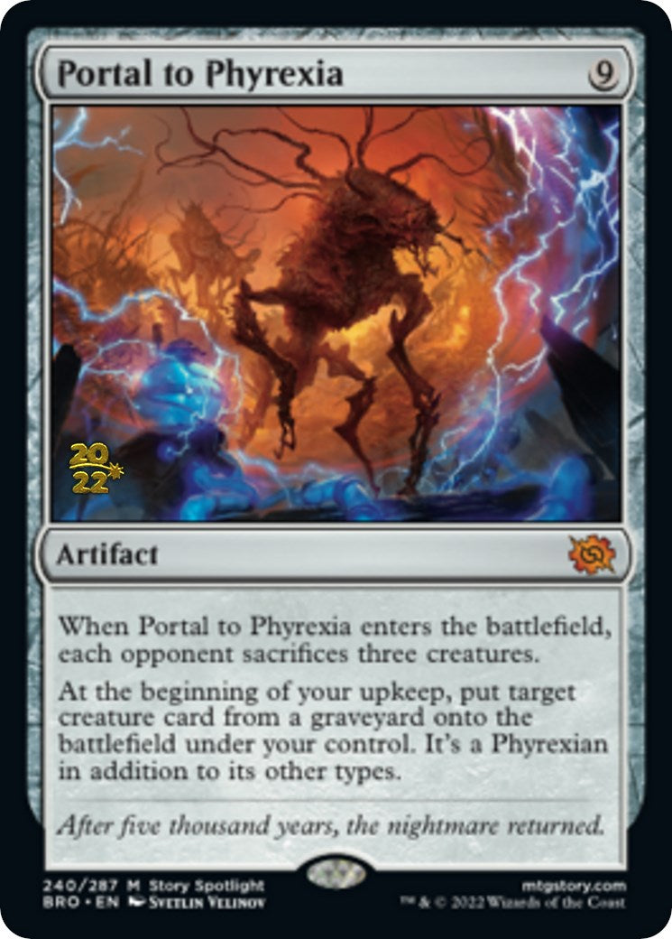 Portal to Phyrexia [The Brothers' War Prerelease Promos] | Galaxy Games LLC