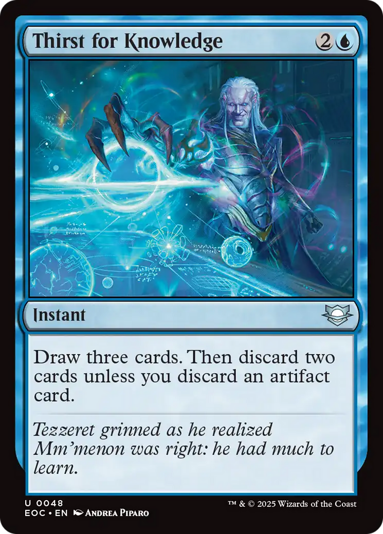 Thirst for Knowledge [Edge of Eternities Commander] | Galaxy Games LLC