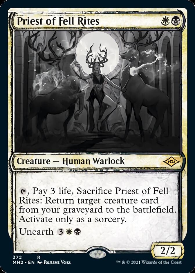 Priest of Fell Rites (Sketch) [Modern Horizons 2] | Galaxy Games LLC