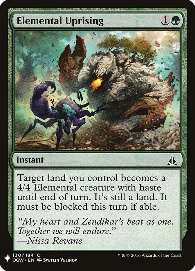 Elemental Uprising [Mystery Booster] | Galaxy Games LLC