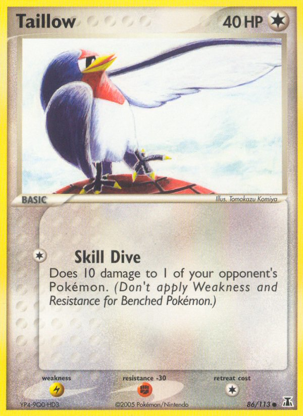 Taillow (86/113) [EX: Delta Species] | Galaxy Games LLC