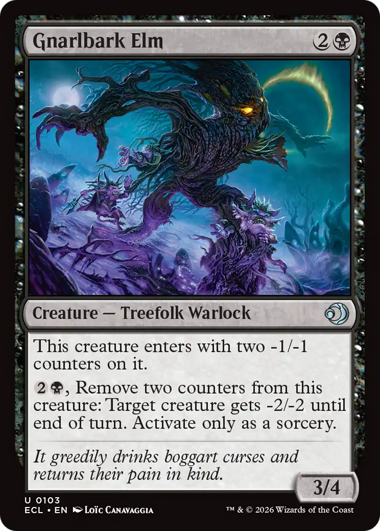 Gnarlbark Elm [Lorwyn Eclipsed] | Galaxy Games LLC