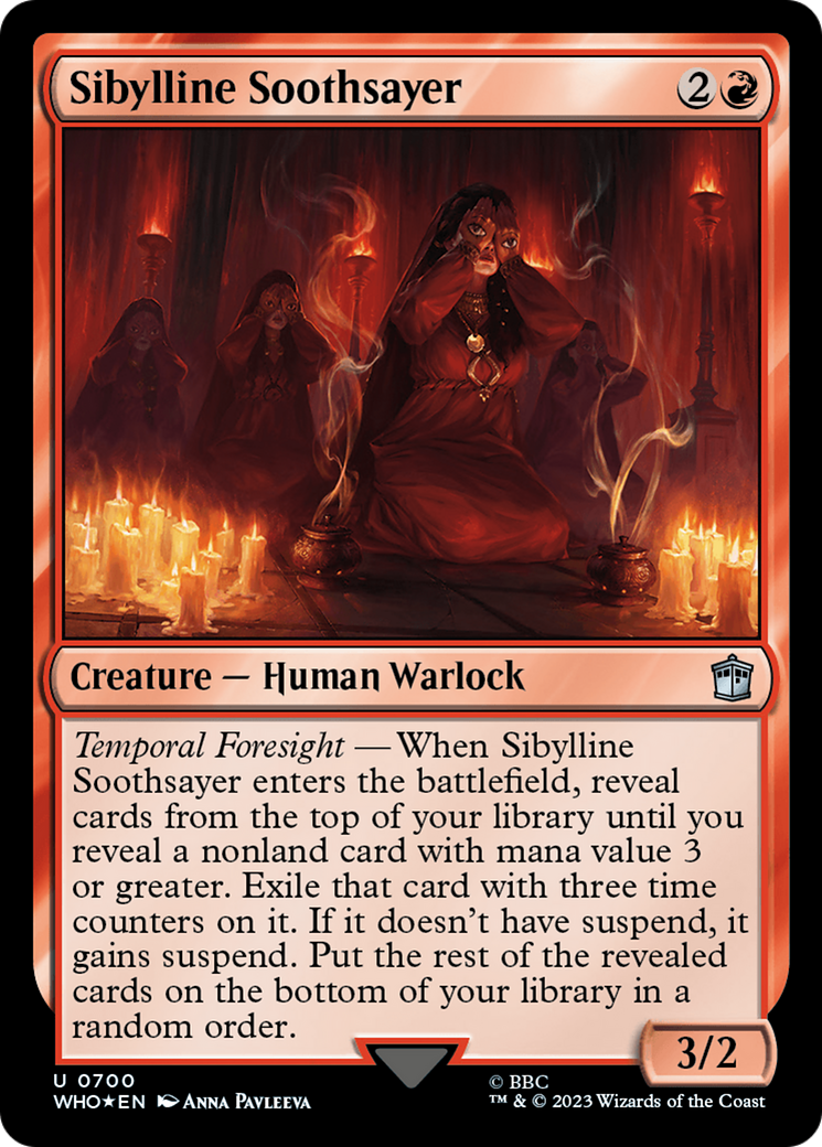 Sibylline Soothsayer (Surge Foil) [Doctor Who] | Galaxy Games LLC