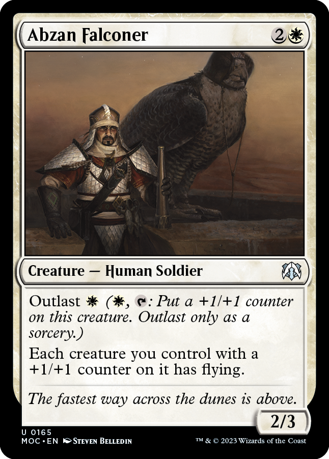 Abzan Falconer [March of the Machine Commander] | Galaxy Games LLC