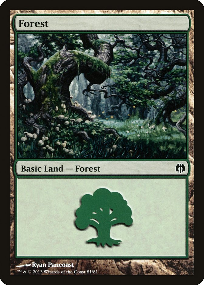 Forest (81) [Duel Decks: Heroes vs. Monsters] | Galaxy Games LLC