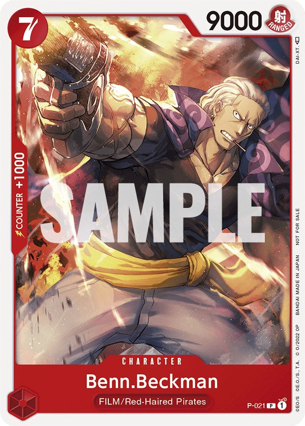 Benn.Beckman (One Piece Film Red) [One Piece Promotion Cards] | Galaxy Games LLC