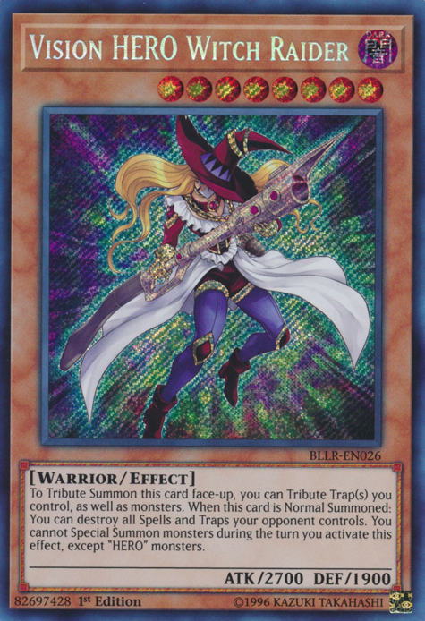 Vision Hero Witch Raider [BLLR-EN026] Secret Rare | Galaxy Games LLC