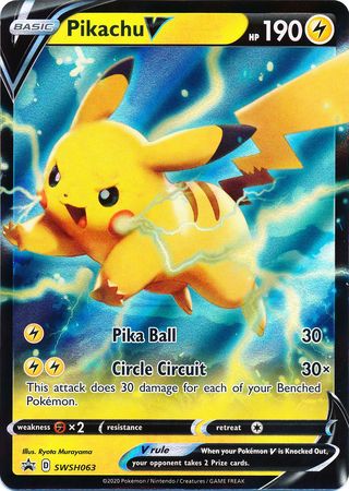 Pikachu V (SWSH063) [Sword & Shield: Black Star Promos] | Galaxy Games LLC