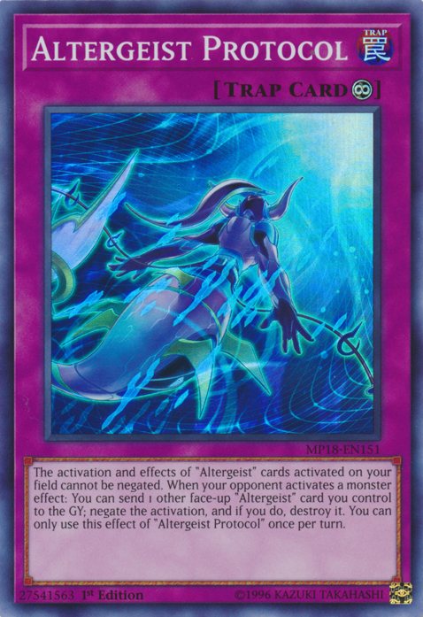 Altergeist Protocol [MP18-EN151] Super Rare | Galaxy Games LLC