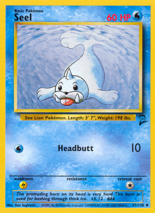 Seel (61/130) [Base Set 2] | Galaxy Games LLC