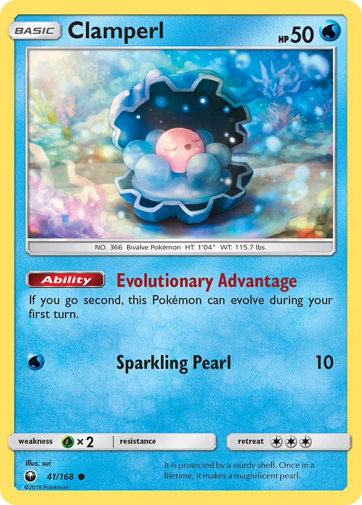 Clamperl (41/168) [Sun & Moon: Celestial Storm] | Galaxy Games LLC