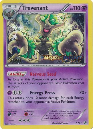 Trevenant (XY94) (Staff) [XY: Black Star Promos] | Galaxy Games LLC