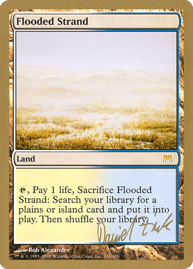 Flooded Strand (Daniel Zink) [World Championship Decks 2003] | Galaxy Games LLC