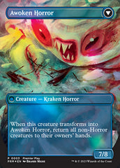 Thing in the Ice // Awoken Horror (Borderless Alternate Art) [Regional Championship Qualifiers 2023] | Galaxy Games LLC
